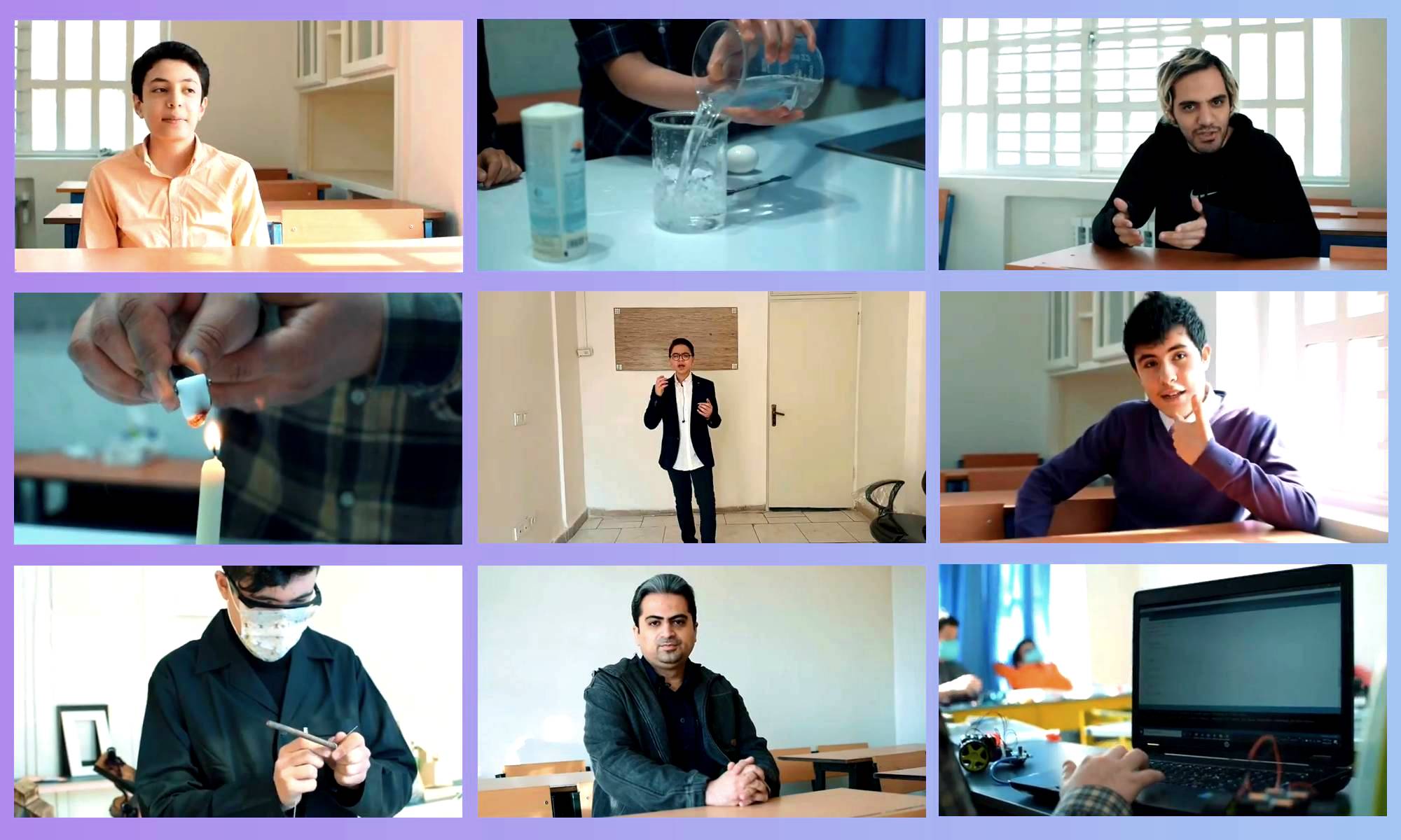 دانش آموزان در عطارد مشغول درس و کارند!