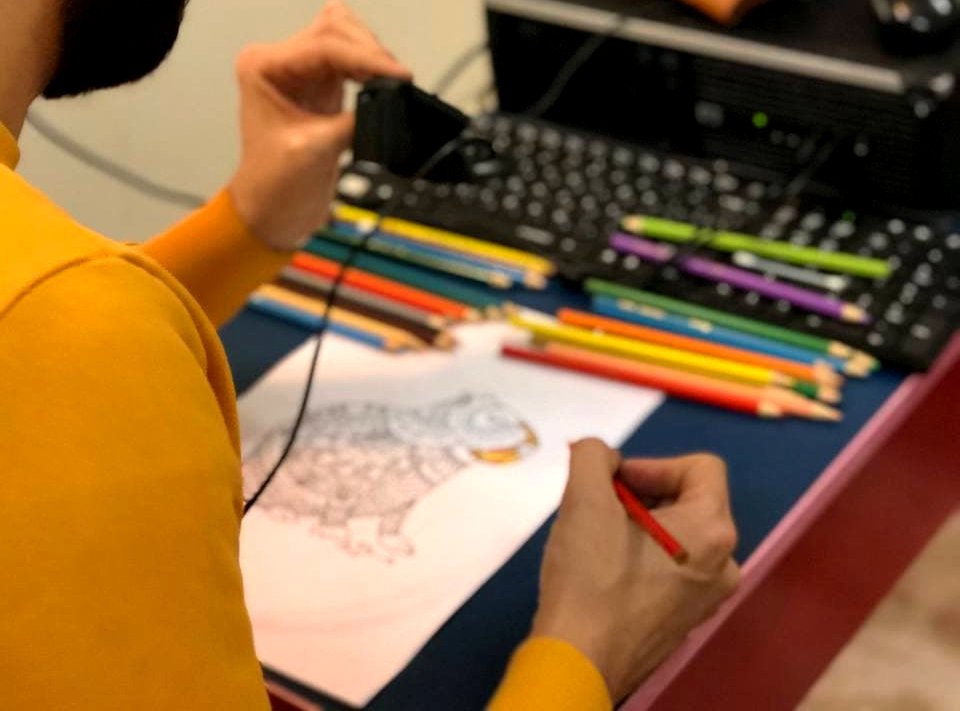 کلاس های ویژه هنری در دبیرستان عطارد
