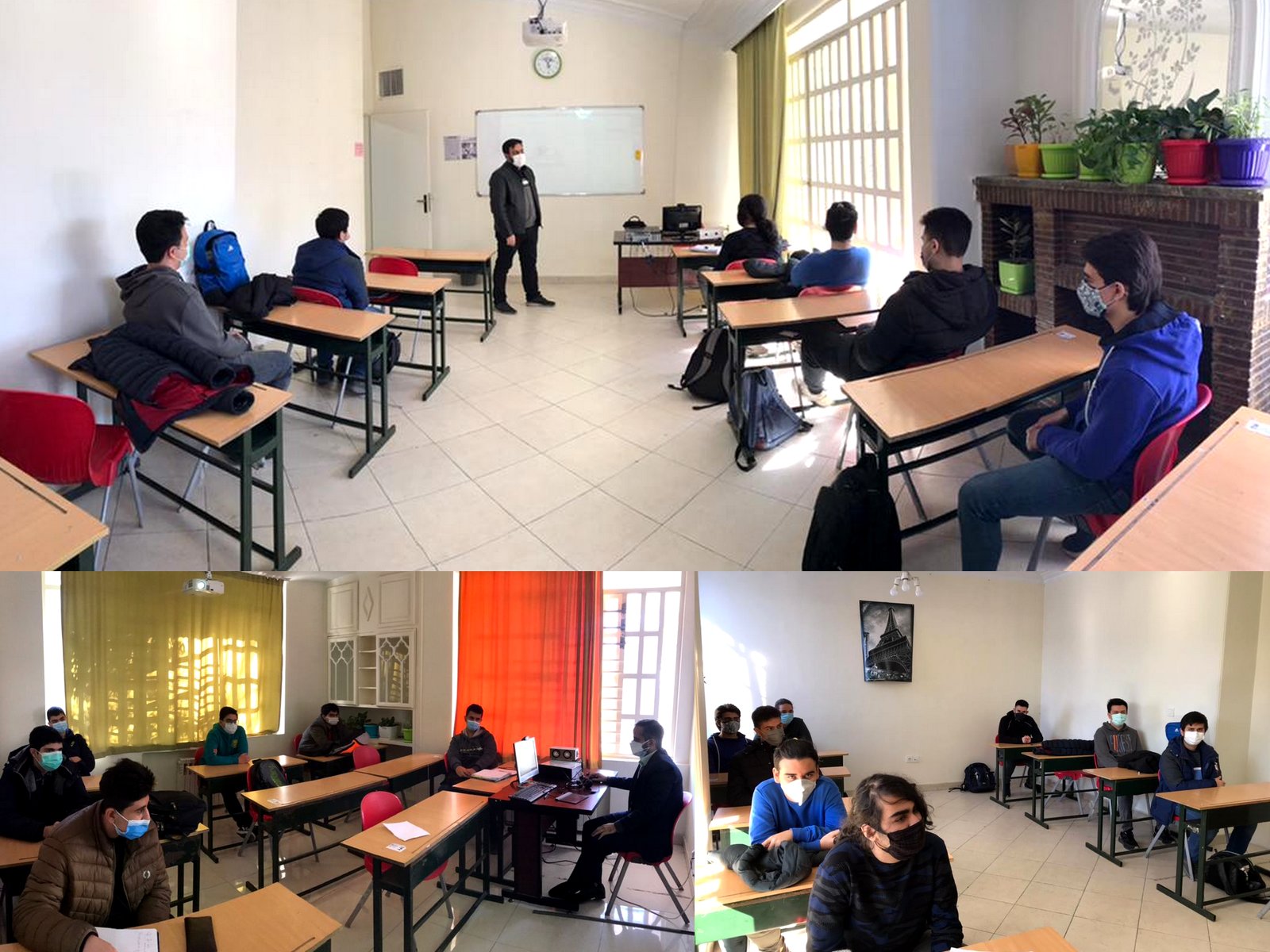 تشکیل کلاس های درس به صورت حضوری