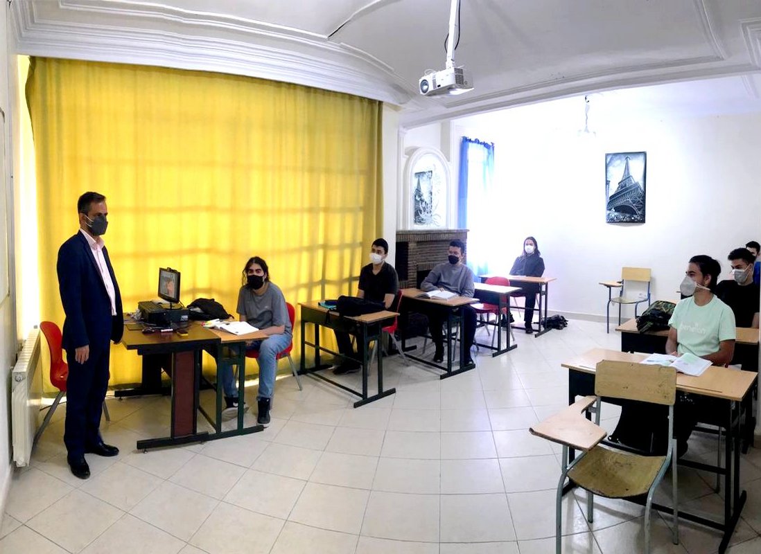 حضور پرشور دانش آموزان عطاردی در اولین روز بازگشایی مدرسه پس از تعطیلات نوروز